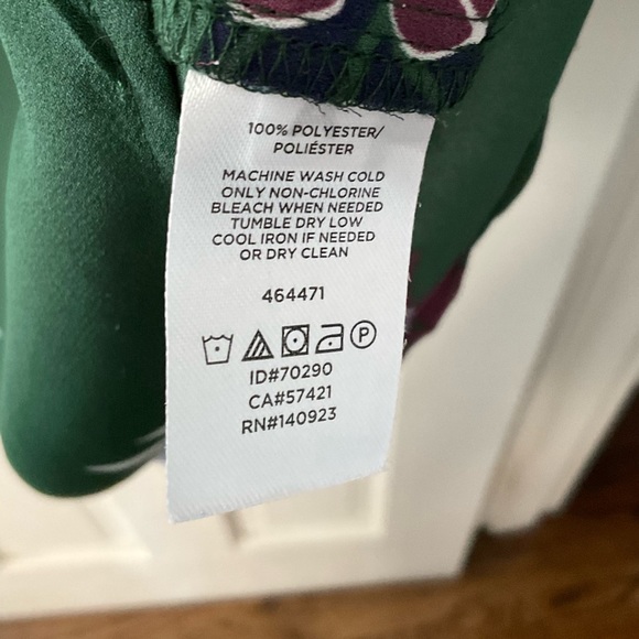 Loft Green Floral Blouse - Picture 5 of 5